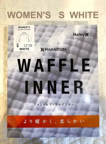 새상품 HURLEY 팬텀 와플 모크넥 s 화이트