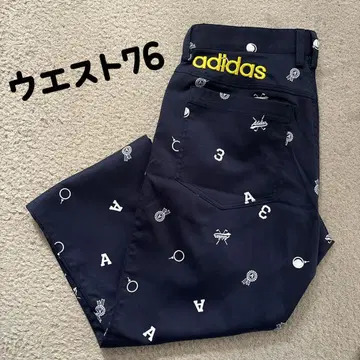 새상품급 adidas 골프 팬츠 바지 네이비 남성용 슬랙스 M
