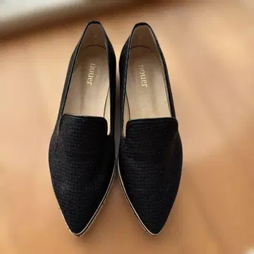 블랙 플랫슈즈 스틸레토