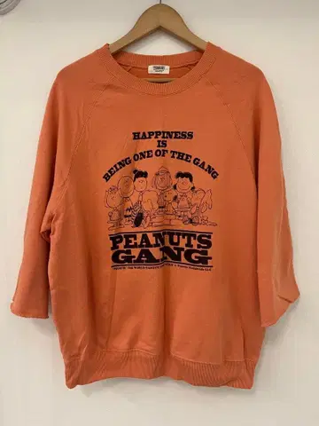 PEANUTS 빈티지 디자인 맨투맨 L