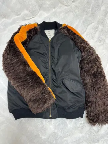 [ 새상품급 ] Sea Room lynn 퍼 달린 블루종