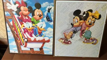 미키 미니 포스터 2장 세트