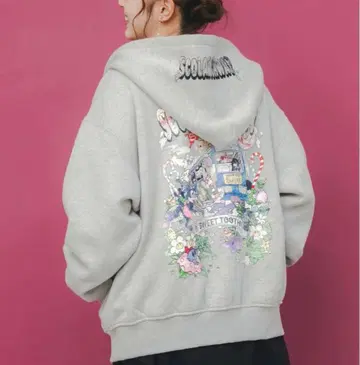 [스칼라] 스칼라 하이웨이 빈티지풍 후드티