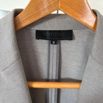 UNTITLED 테일러드 자켓 사이즈 2 그레이