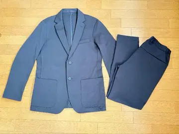 군제 BODYWILD 더블 니트 셋업 자켓&팬츠 M