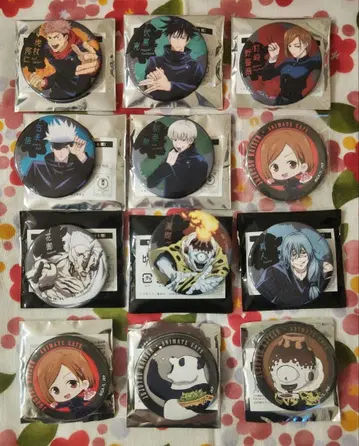 주술회전 대교류전 애니메이트 카페 배지