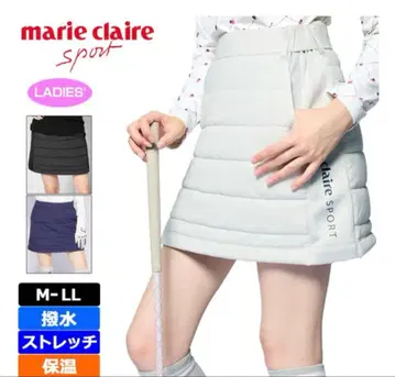 마리끌레르 여성용 충전솜 스커트 보온 스트레치 발수 733330