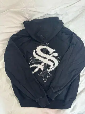 SupplierR 블랙 집업 후드티 M