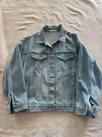 [ 새상품급 ] UNIQLO 데님 오버 자켓
