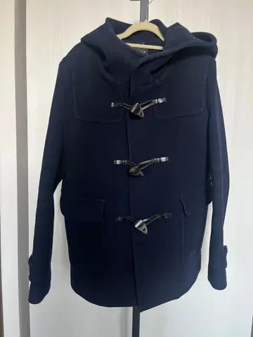 MACPHEE 네이비 더플 코트