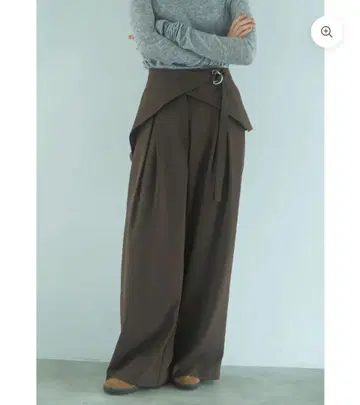 marjour 마주르 BELT SET TUCK PANTS