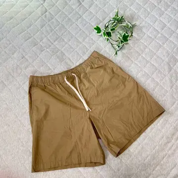 무인양품 [ M ] 새상품급 면100% 하프 팬츠 심플 멋진 숏팬츠