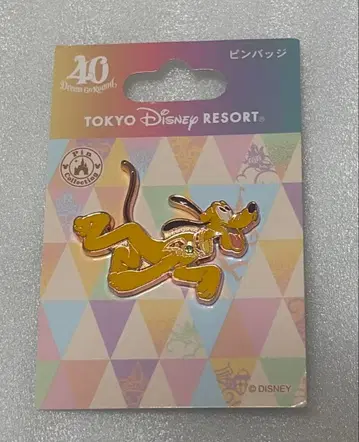 디즈니 40주년 플루토 핀 배지