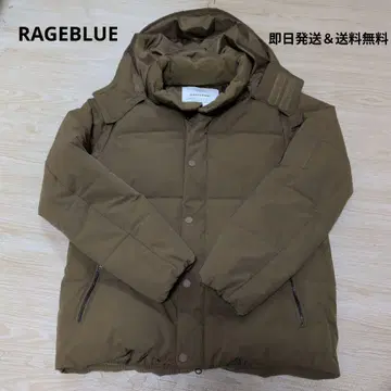 RAGEBLUE 브라운 다운 자켓 LargeSIZE