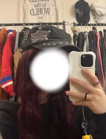 y2k 워크캡 헤이세이 스터드 모자