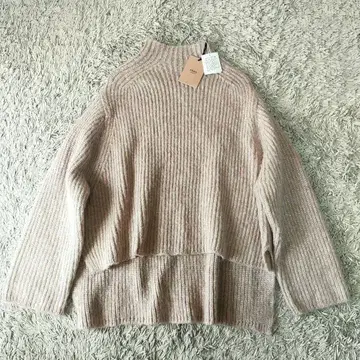 [택 포함 새상품] 에이미 이스트 월 니트 핑크 라메 eimy