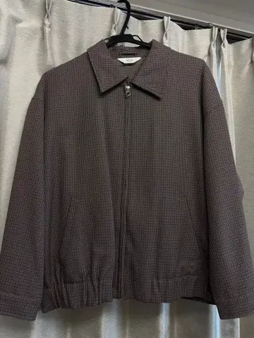 WYM LIDNM 집업 자켓 블루종 셋업 브라운