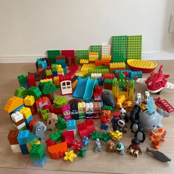 레고 듀플로 호빵맨 블록 혼합 블록 세트 약 150피스 동물