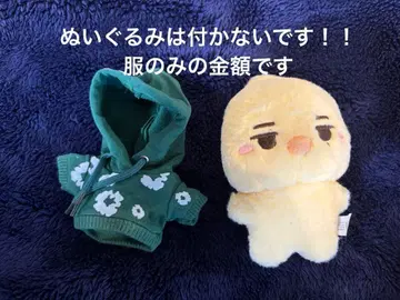 ENHYPEN 니키 10cm 봉제 인형 의류 꽃 그린 후드티 옷