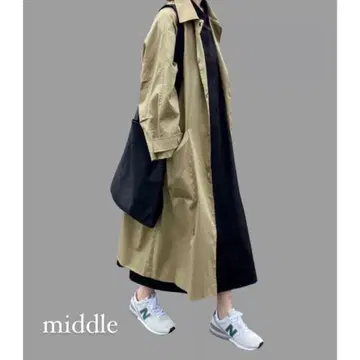 FASHIRU 스텐카라 코트 미들 베이지