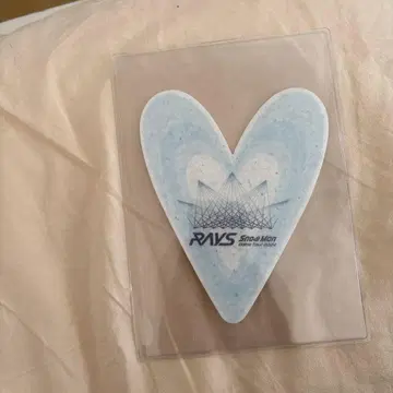 SnowMan rays 낙하물 하트