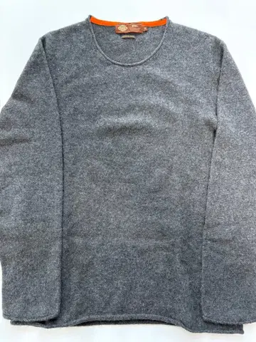 몽골 캐시미어 그레이 니트 스웨터 M