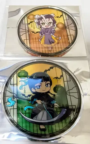 약사의 혼잣말 할로윈 괴담 아크릴 코스터 2개 세트 마오마오 자스민