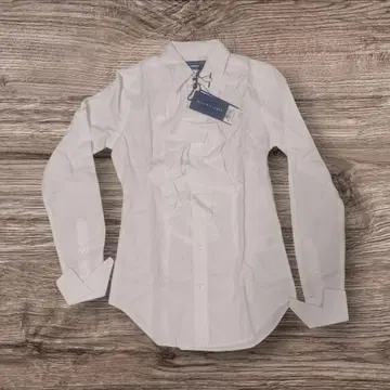 [ 새상품 ] 폴로 랄프로렌 화이트 프릴 셔츠 XS 사이즈
