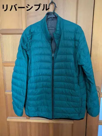 리버서블 다운 자켓 수납 봉투 포함 LL 사이즈