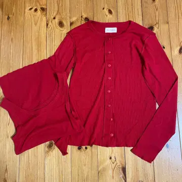 MEYAME SIDE STITCH RIB CARDIGAN
