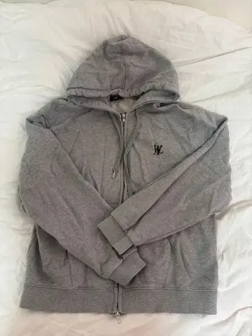 WAL 그레이 풀 지퍼 후디