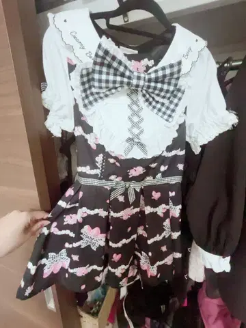 LIZLISA creamy Berey 패턴 셋업 리즈리사