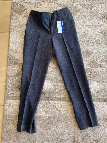 미사용 택 포함 스트라이프 패턴 슬랙스