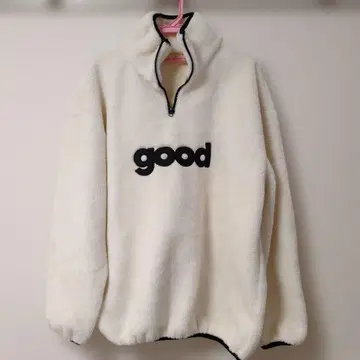 good 로고 플리스 트레이닝복