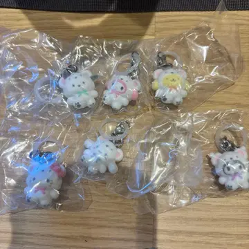 산리오 메지루시 액세서리 폭신폭신 스노우 컴플리트 세트