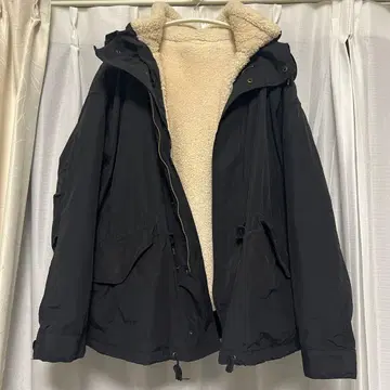 niko and - 3way 마운틴 보아 후드티 블랙