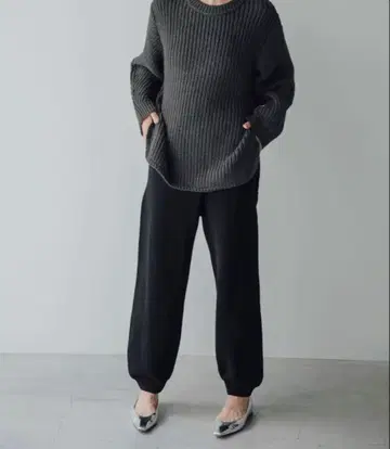 ella 니트 팬츠 그레이