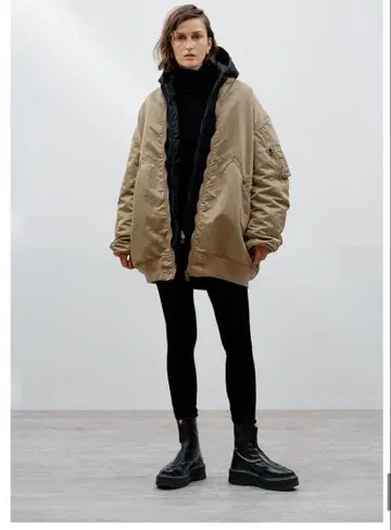 STAMMBAUM 별주 L2-B LONG Blouson 베이지