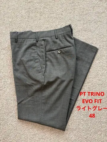PT TORINO EVO FIT 드레스 슬랙스 팬츠 라이트 그레이