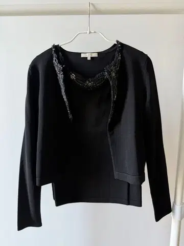 EPOCA 에포카 블랙 가디건 40