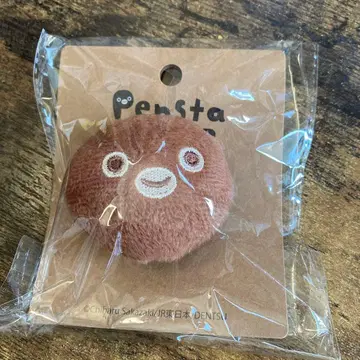 Suica 펭귄 헤어 클립 브라운