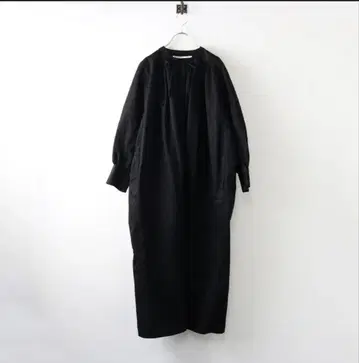 미사용 tenn handcrafted modern 원피스 코트 블랙