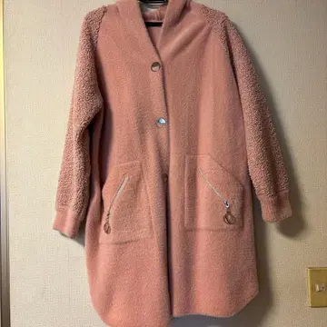 핑크 한국 코트