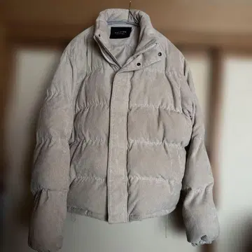 PREMIUM 코듀로이 다운 자켓 베이지