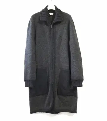 98aw 라이카 시기 Dries Van Noten 니트 코트 다크 그레이