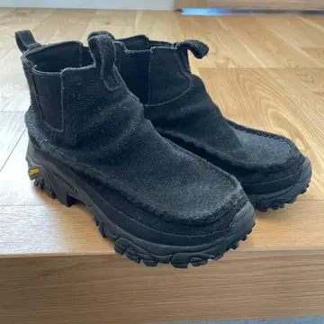 Merrell beams 스웨이드 사이드 고어 부츠 비브람