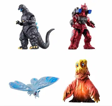 고지 버스트 이매지네이션 세트 고질라 헤도라 모스라 기룡