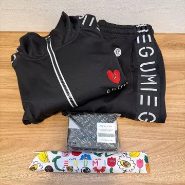 EGUMI 저지 지갑 부채