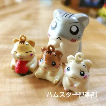 헤이세이 레트로 햄스터 구락부 피규어 마스코트 4개 세트