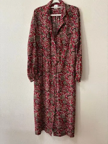 페이즐리 무늬 롱 원피스 사이즈 6